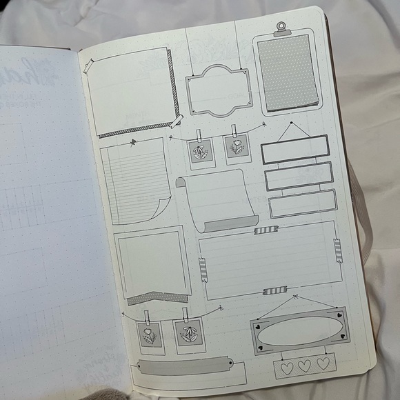 Rose gold metallic habit tracker bullet journal - Picture 8 of 9